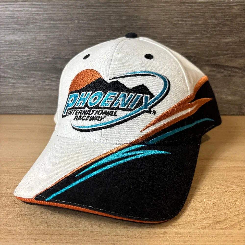 Phoenix International Speedway Hat Cap Strap Back White Racing‎ Nascar
